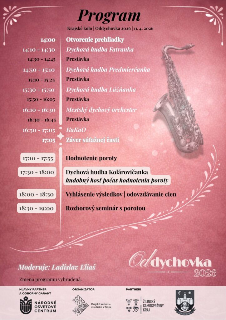 Oddychovka 2026 | program