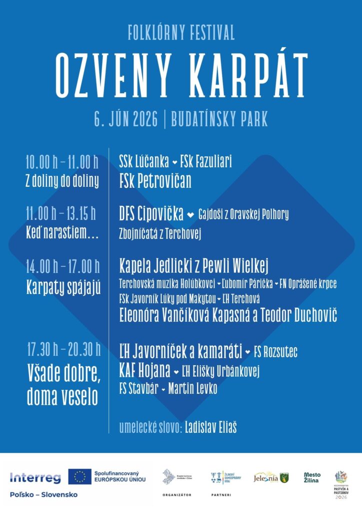 Folklórny festival Ozveny Karpát - program