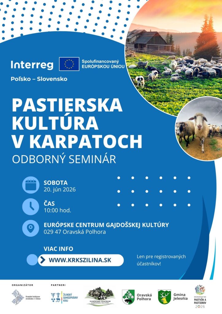 Pastierska kultúra v Karpatoch | odborný seminár