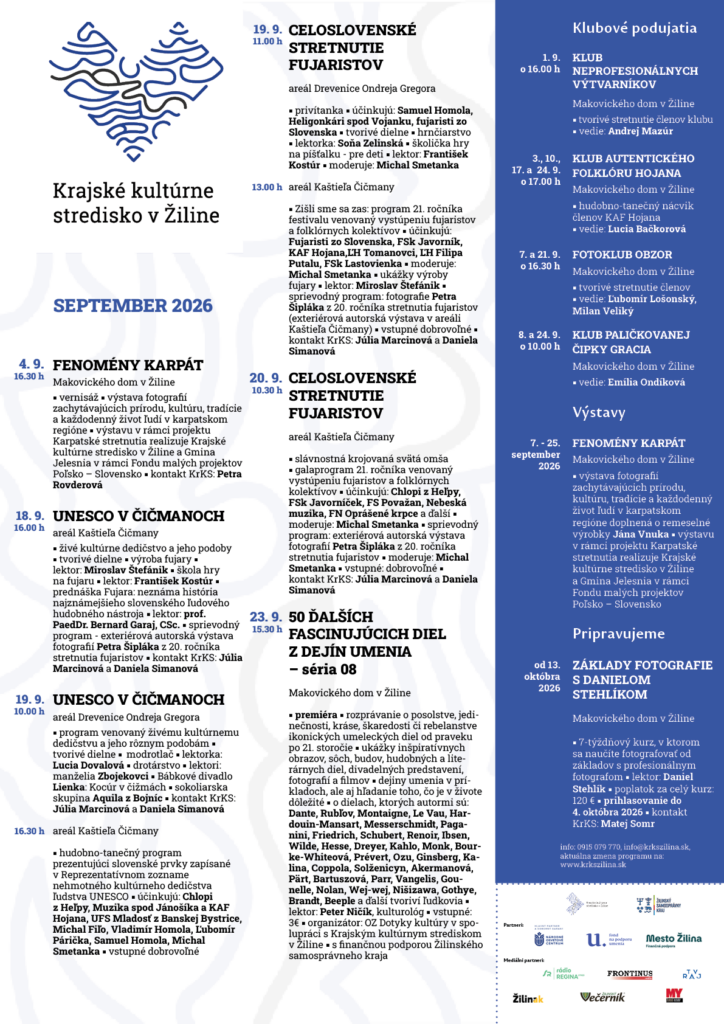 Program KrKS ZA | september 2026