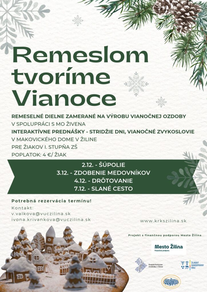 Remeslom tvoríme Vianoce